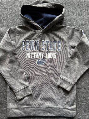 Penn State Nittany Lions Youth Small 8-10 Gray Fleece Hoodie